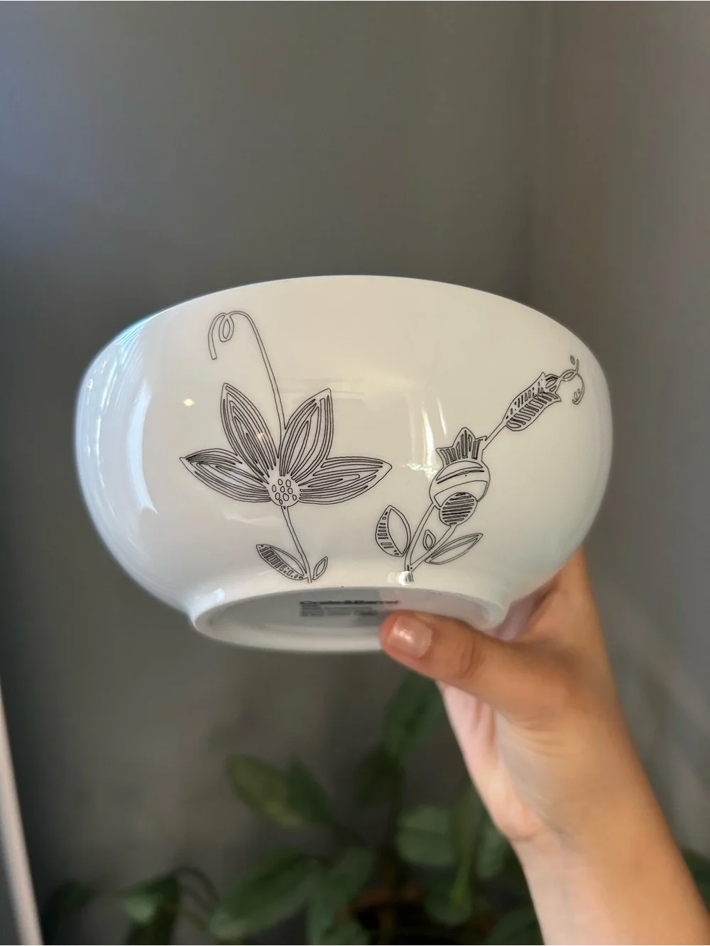 4 Crate And Barrel Kemi Cereal/soup Bowls Set Of 4 Pristine